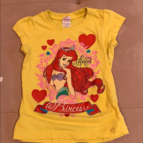 Disney Ariel princess t-shirt size 6 - Picture 1 of 2